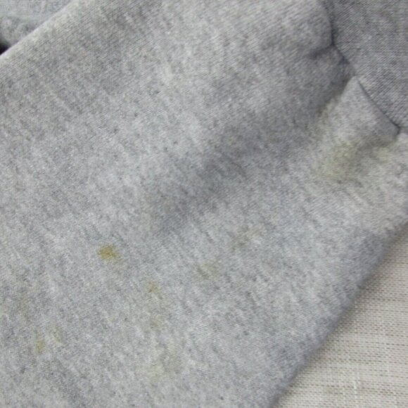 Champion Authentic Sweatshirt Mens Large Gray Fleece Lined Script Logo Pullover - Picture 4 of 10